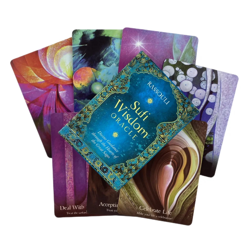 Sufi múdrosť Oracle Cards Divinova Divoková paluba English Vision Edition Tarot Board hra pre párty