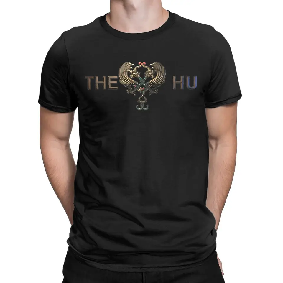 Summer Men Dámska kapela Hu Mongolia Hun Rock Tops Apparel Cotton Tops Trikle Triisure Tee tričko