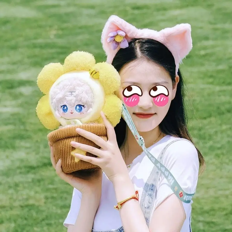 Sun Flower Cotton Doll Flowerpot Clothes Clothes Cloth