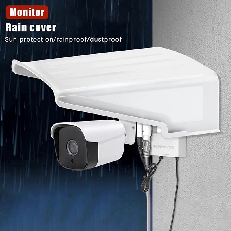 Sun Rain Shade Dažďpropproof Camera Camera Ochranná čiapka stena nepremokavá horná krytka bezpečnostná kamera kryt štít záhradné nádvorie