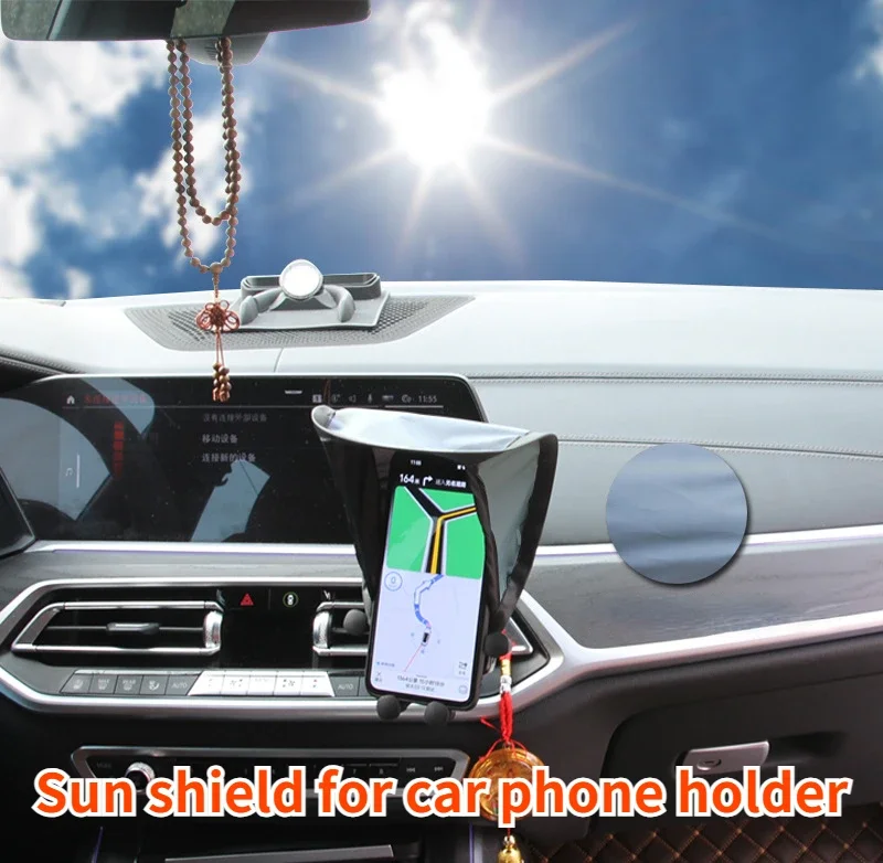 Sun Shield pre držiak mobilných telefónov, ochranný kryt proti slnečnicov