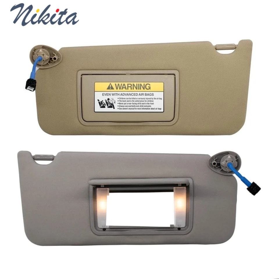 Sun Visor Driver Side Cestujúci bočná béžová šedá ľavá strana Pravá strana pre Honda Accord 2013 2014 2015 2016 2016 2017