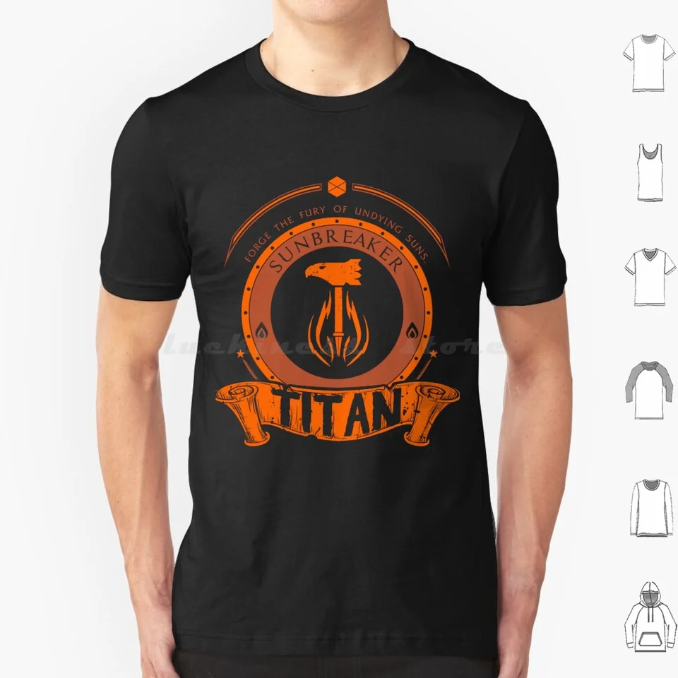 Sunbreaker s obmedzeným vydaním tričko Men Men ženy deti 6xl osud 2 osud Destiny2 Destiny Game 6 Exotic Titan Warlock Hunter