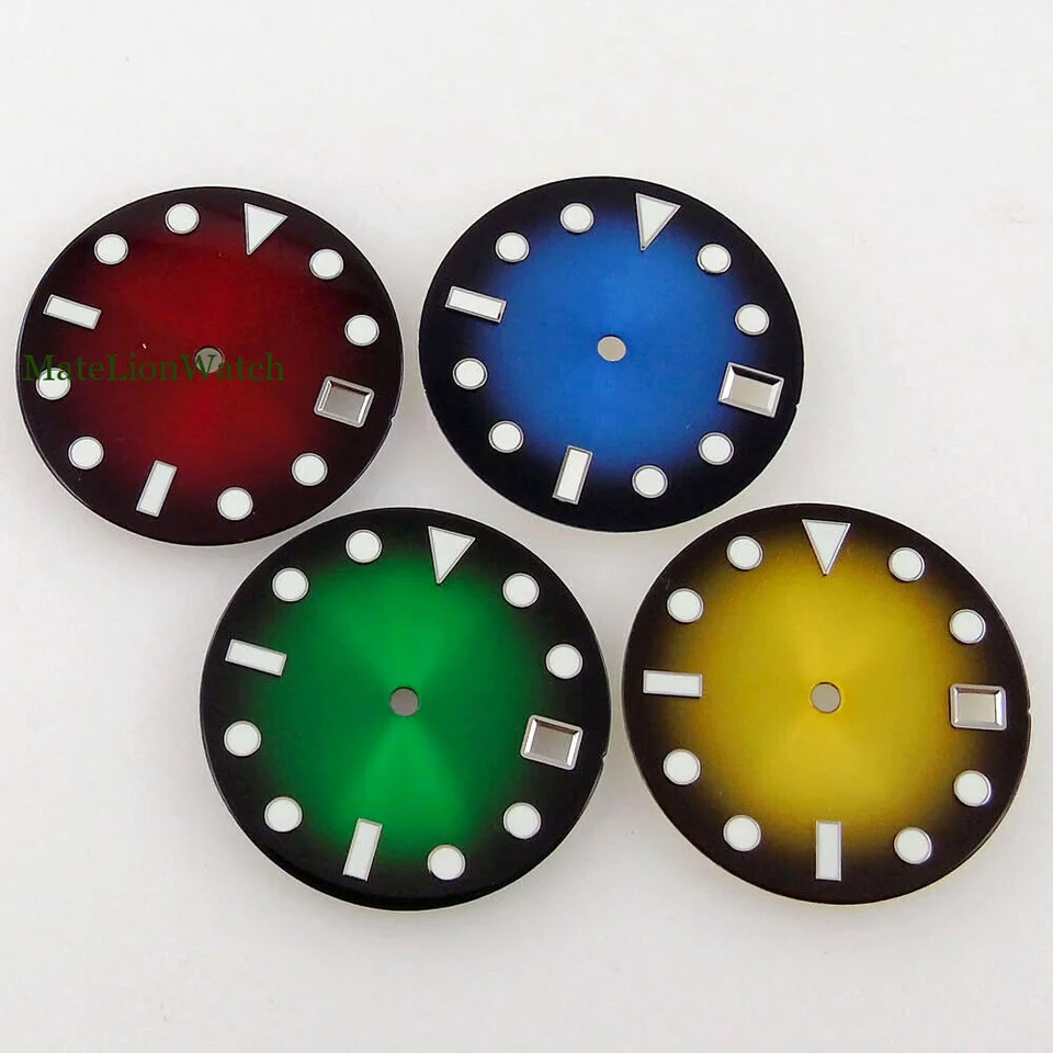 Sunburst Watch Dial Face Watch Accessories for NH35 NH36 NH38 Automatický pohyb