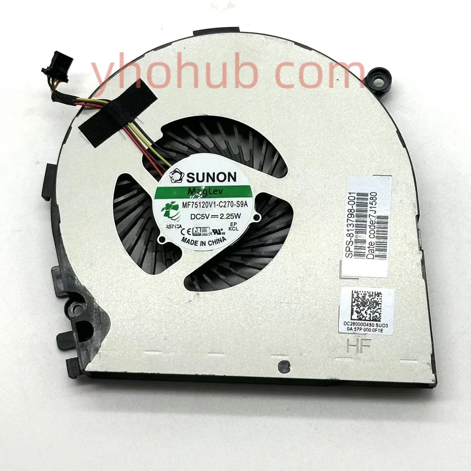 Sunon MF75120V1-C270-S9A DC 5V 4-vodičový chladiaci ventilátor