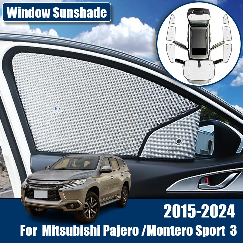 Sunshade pre Mitsubishi Pajero Sport 3 príslušenstvo Shogun Montero Sport 2015-2024