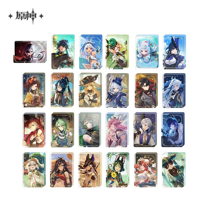 Sunsyea Genshin Impact Oficiálny tovar Mihoyo Originálna autentická téma Acryl Quicksand Ornament Wanderer Yelan Ayato Ayato