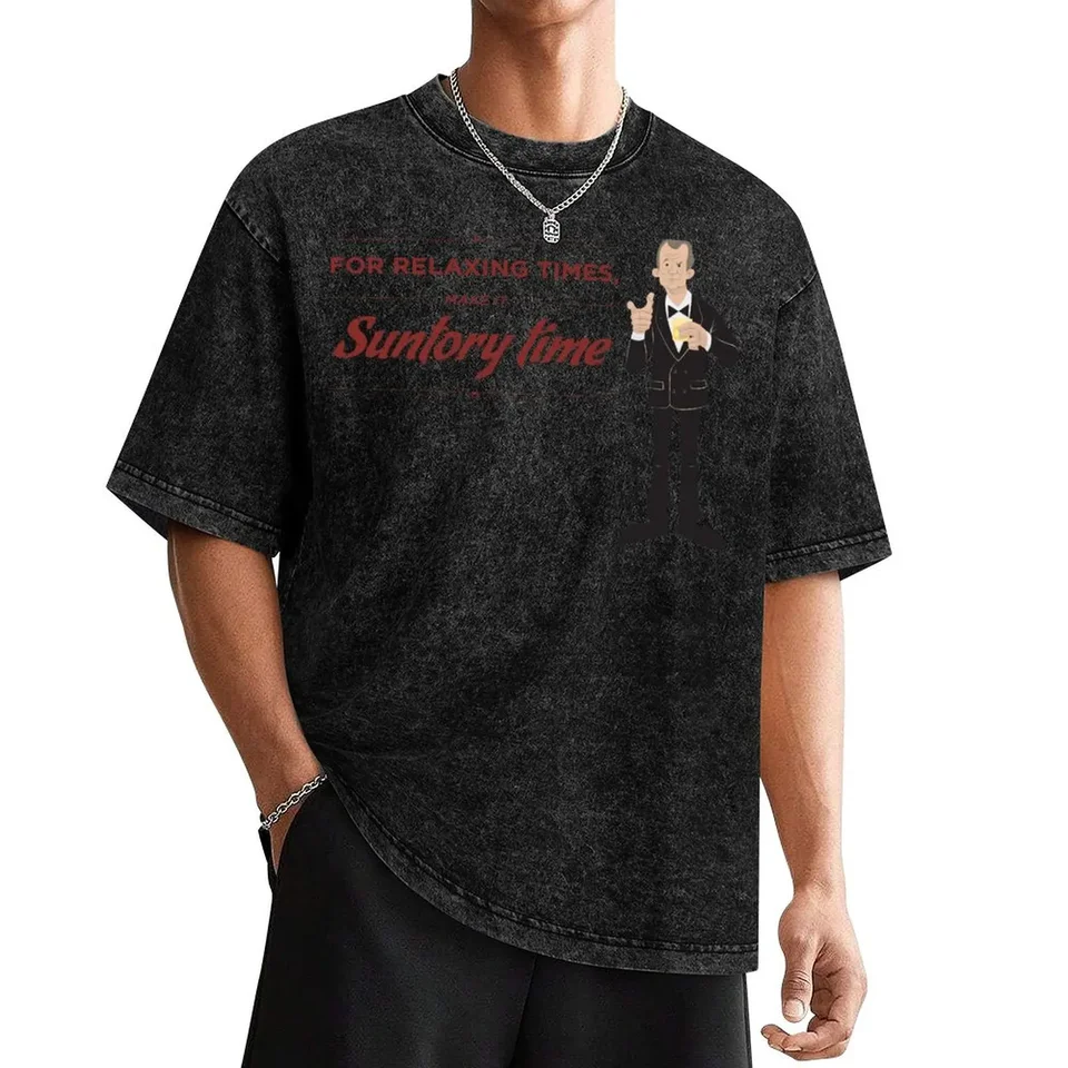 Suntory Time Tričko Blúzka Hippie Clothes Graphic TEE Sports Fans oblečenie pre mužov