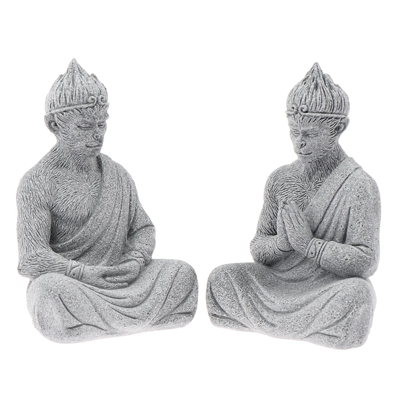 Sunwugon Monkey King Figurins retro kancelária dekorácia dekorácie miniatúrne ornament bronzový dom