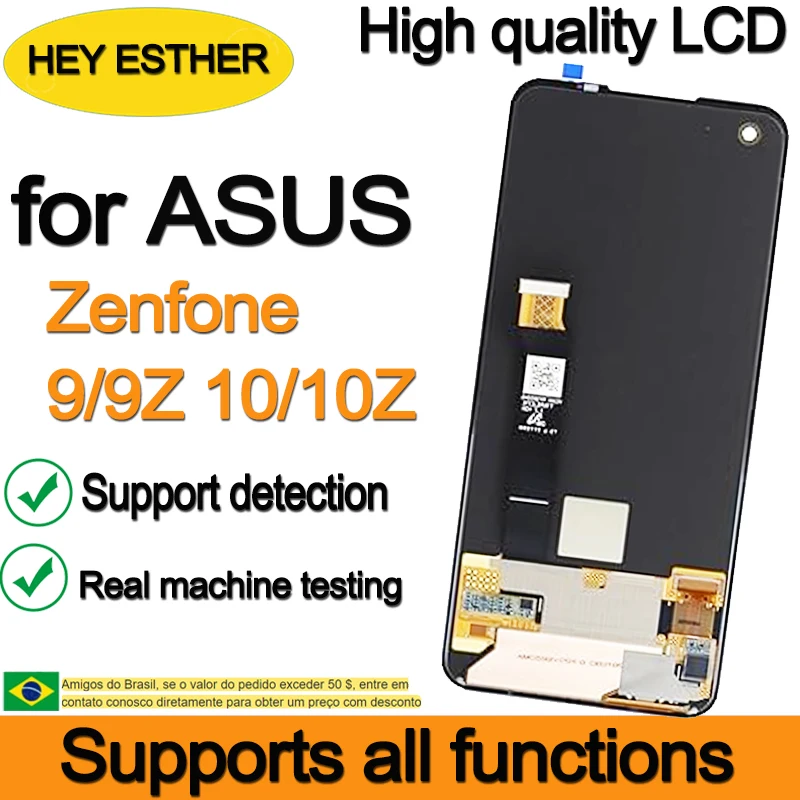 Super AMOLED, 120Hz 5,9 '' náhrada za ASUS Zenfone 9 9Z AI2202 LCD displej dotykovej obrazovky pre ASUS Zenfone 10 10Z AI2302