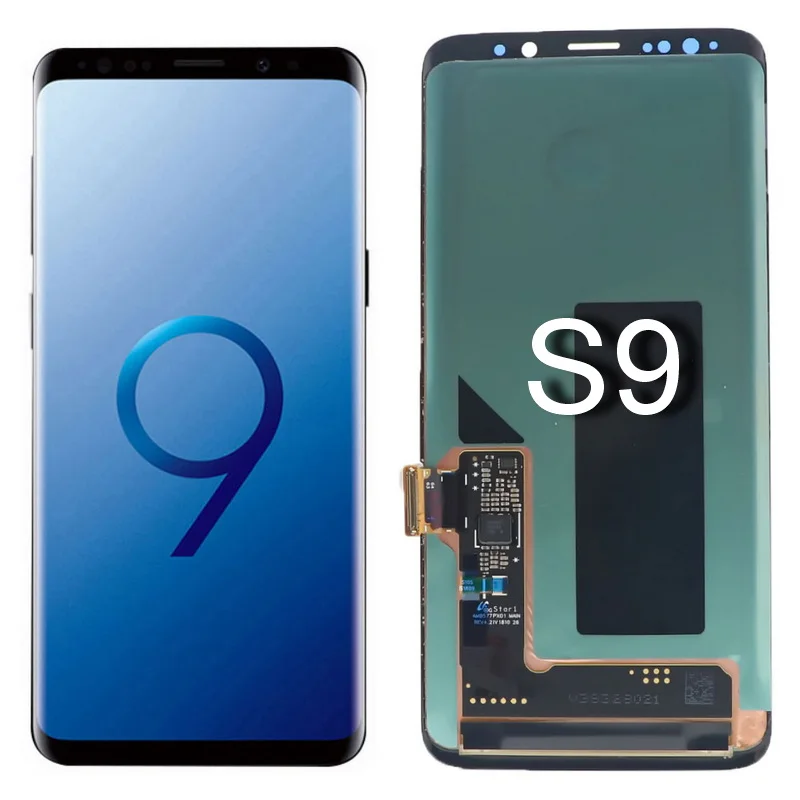 Super AMOLED pre Samsung Galaxy S9 LCD G960 G9600 G960F G960N G960U DISPLEY DISPIT DIGITIZERIZER DIGITIZER s výmenou defektov s defektmi