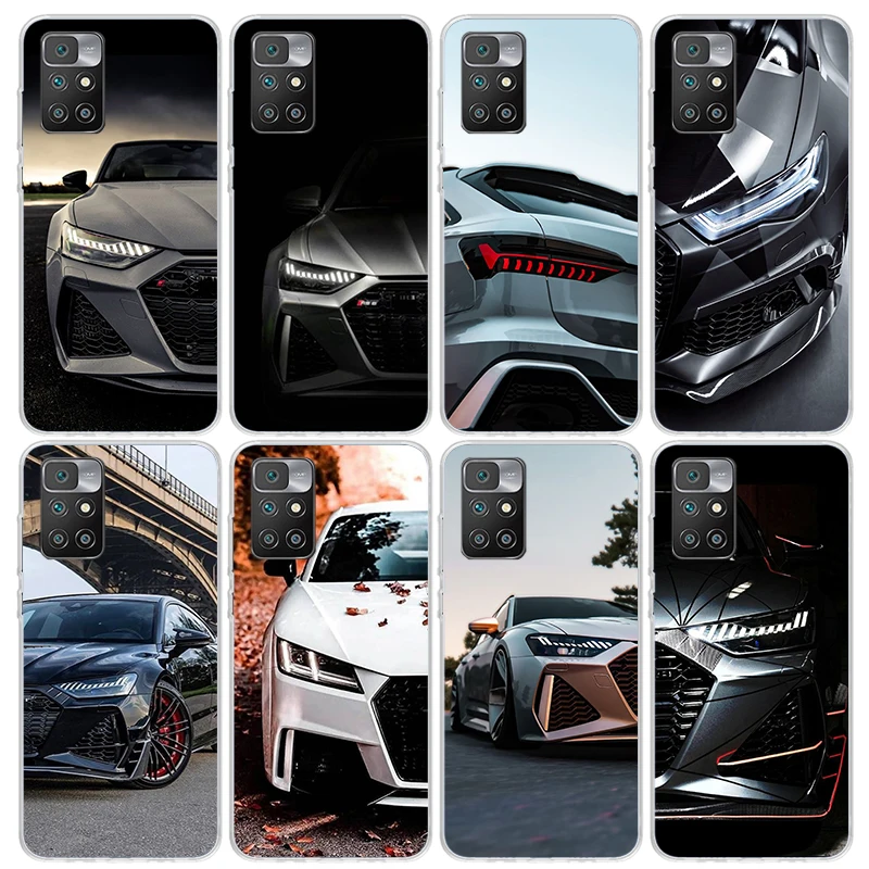 Super auto pre a-audis rs športový puzdro pre Xiaomi Redmi 12C 12A 10C 10x 10 9A 9C 9t 9 8a 8 7a 7 6a 6 Pro K70 K60 K40 K20