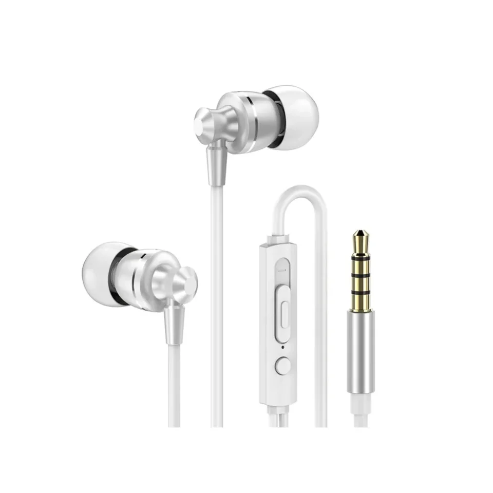 Super basové slúchadlá slúchadlá SPORT SPORT SPRAVODLIVOSŤ Slúchadlá s mikrofónom pre iPhone Xiaomi Samsung