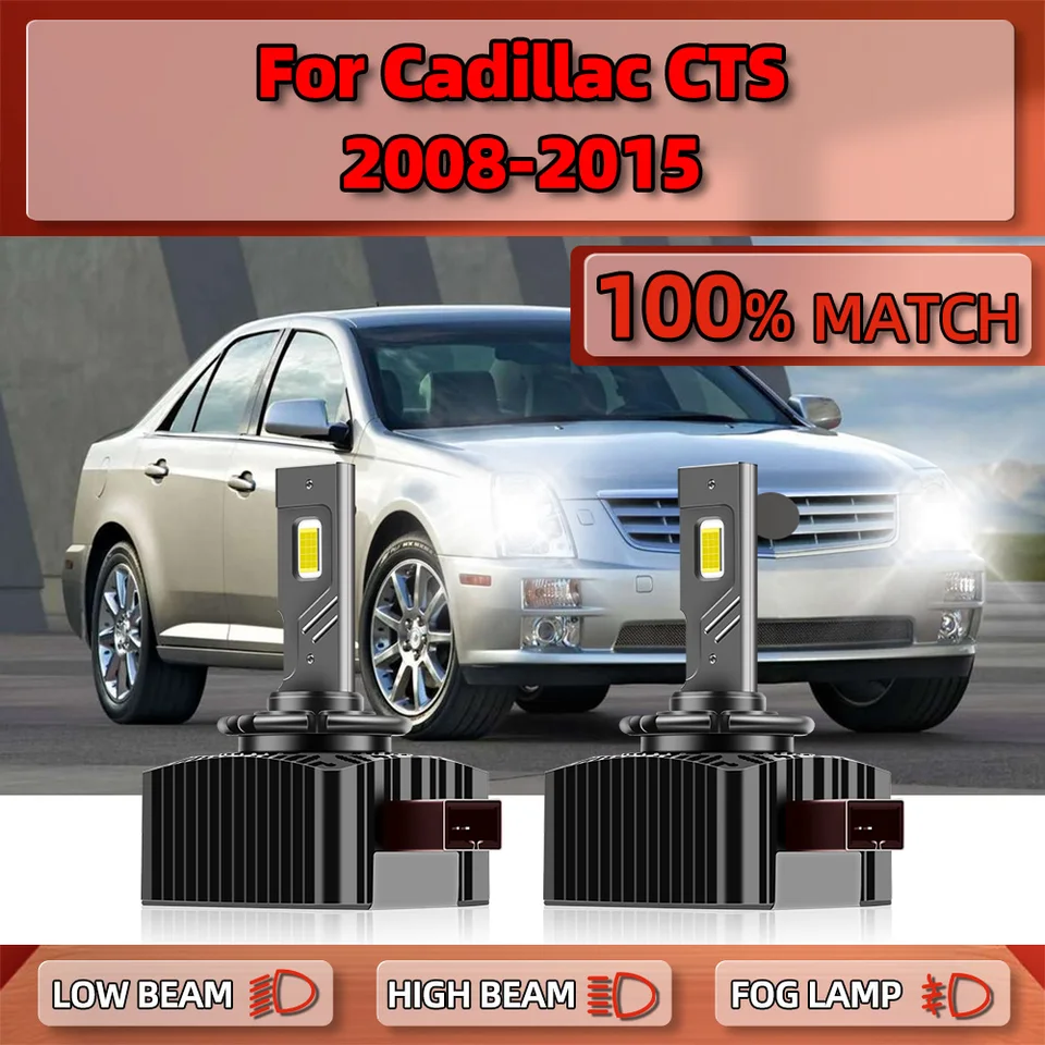 Super Bright D1S LED svetlomet HID XENON 25000LM CSP Chip CAR LIGHT 12V Plug & Play pre Cadillac CTS 2008-2011 2012 2013 2014 2014 2015
