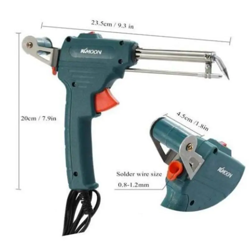 Super Feel Solder Gun 110/220V 60W US/EÚ Interné kúrenie Elektrické spájkovanie železa
