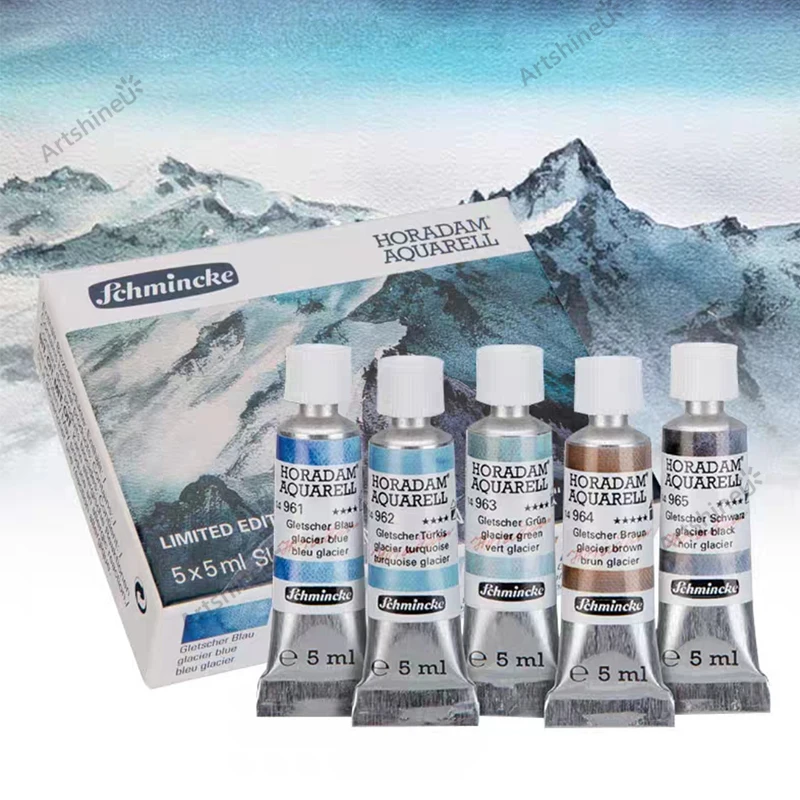 Super granulujúce zrážanie farieb vody, Schmincke Horadam Aquarell Master Grade Watercolor Aquarela Artist Art Supplies