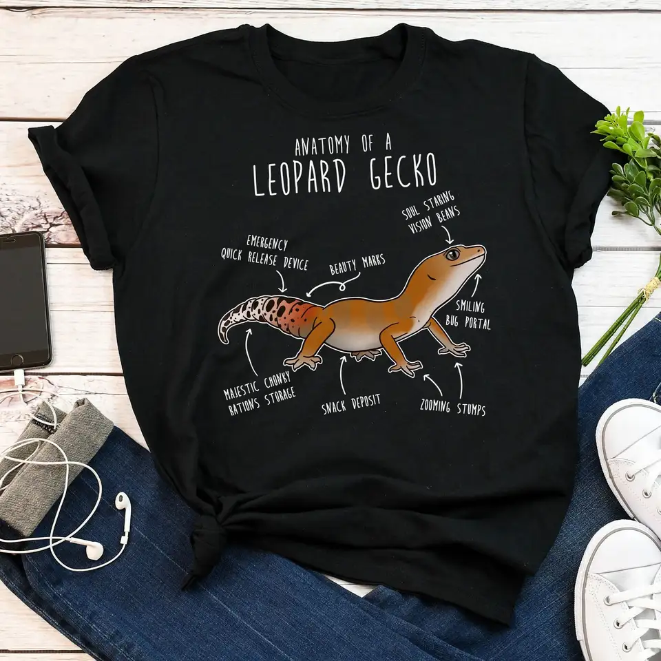 Super hypo mandarínka leopard gecko tričko maznáčik milenec vtipný jašter