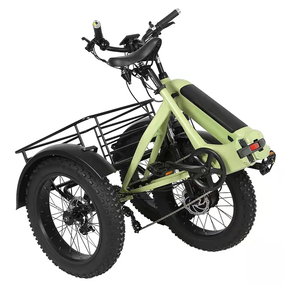 Super kvalitná výroba elektrických bicyklov s 20 palcovými tukovými pneumatikami 3 kolesový motocykel