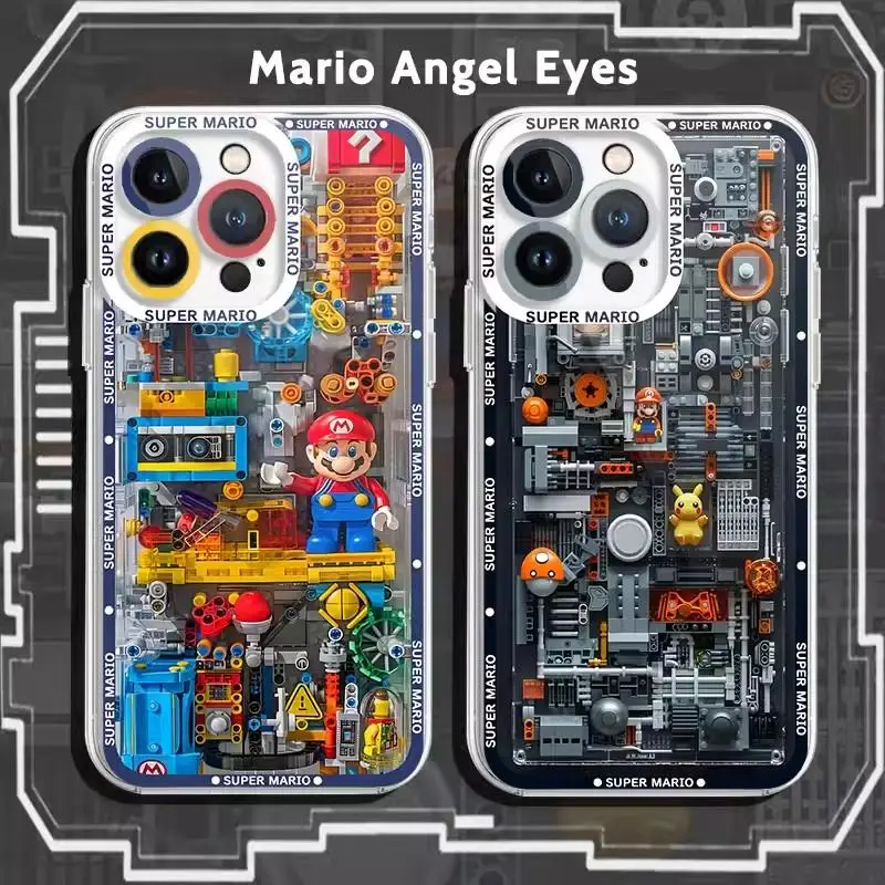 Super Mario Bros Game Case pre Realme C63 C65 C67 C53 C55 C15 C20 C30 12 Pro Plus Cover Silikone Funda Tranda