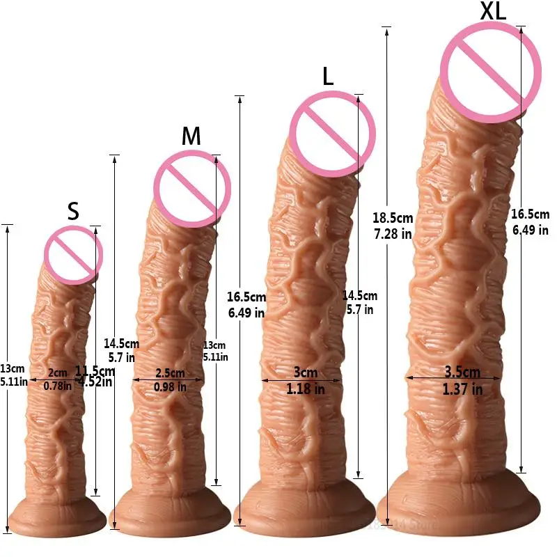 Super mäkké lesbické popruhy Big Dildo Realistické malé falošné penis Dick Anal Plug Dospelá sexuálne hračky