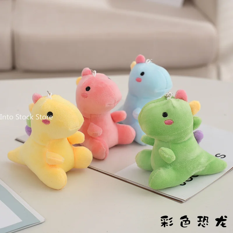 Super mäkký krásny dinosaurus plyšová bábika karikatúra plnené zvieracie keychain plyšová hračka pre deti objatie bábika Sleep vankúš domáci dekor