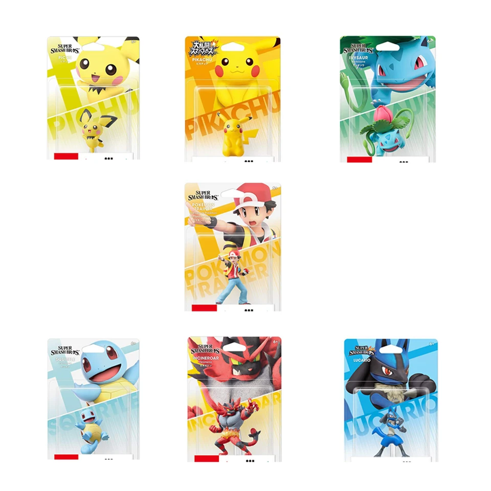 Super Smash Bros Series Pokemon Compatibible Game Funkcia Funkcia Pikachu IVysaur Mewtwo Squirtle Scineroar Charizard Lucario
