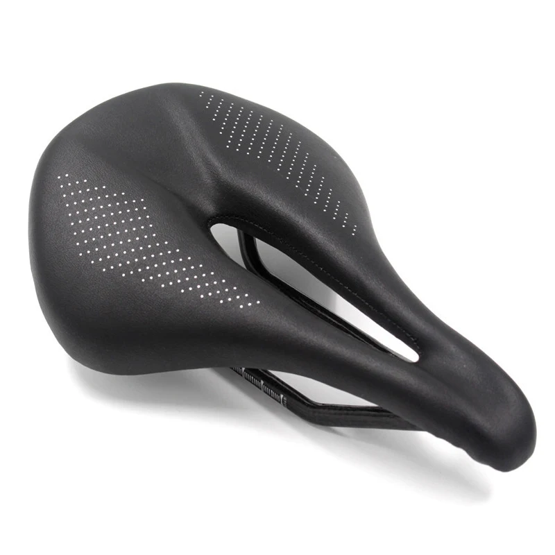 Super svetlo plné uhlíkové sedlo MTB/Road Bike Saddle Carbon Rails Sedadlo 240*143/155 mm