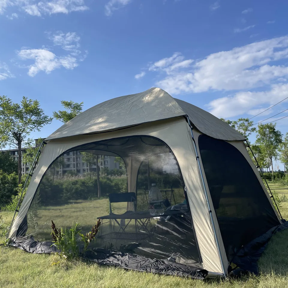 Super veľký luxusný stan 6 osoby, stan 6 osoby pre famiy stan, 6 person glamping stan, veľký kupol, 6 osoby stan
