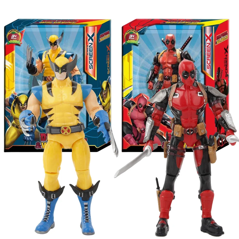 Super War Deadpool a Wolverine Action Figures Deadpool Boxed Wolverine Zbierka pre dospelých Action Figures pre deti