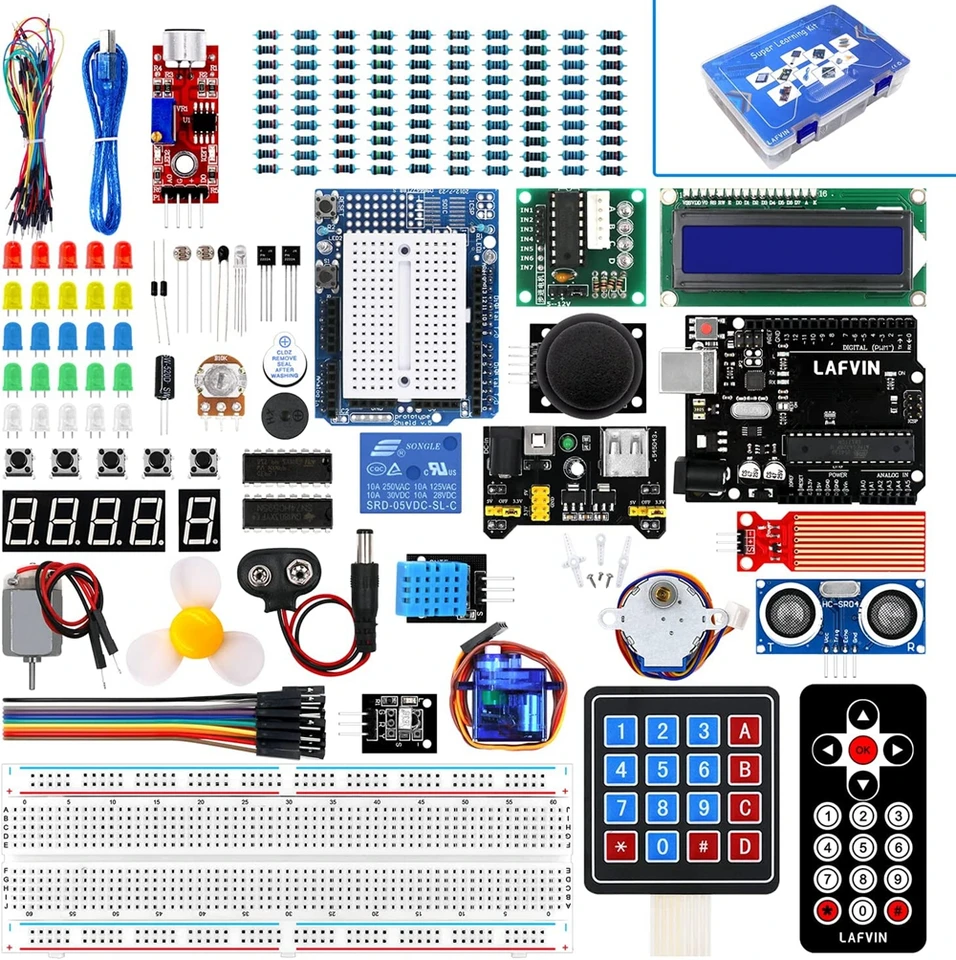 Super štartovacia súprava pre Arduino Uno R3 Automatition Automation Kits Začiatočník Kit Kit Kit s výučbou s výučbou