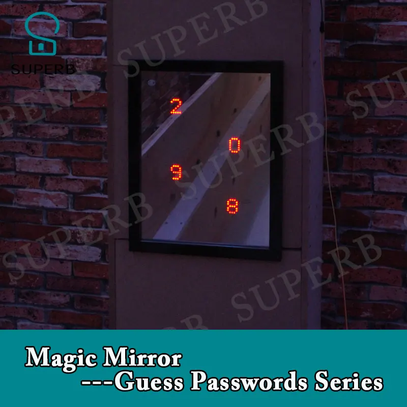 Superb Escape Room Prop Magic Mirror Guess Heslo Series Triggger