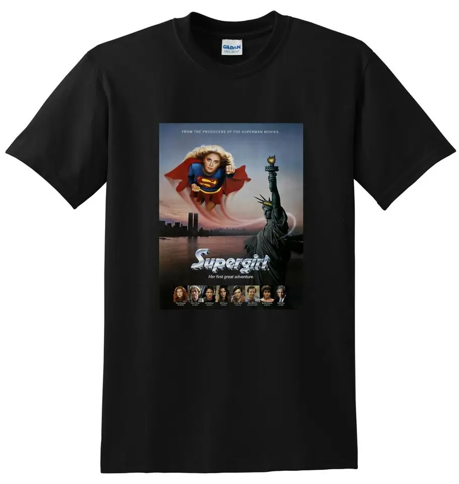 Supergirl T tričko 1984 4K Bluray DVD kryt plagát TEE malé stredné stredné xl unisex tričká pre muža krátke