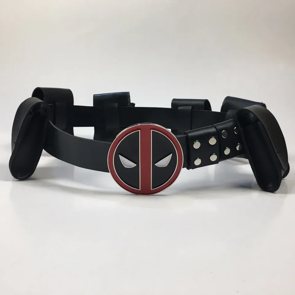 Superhrdina Deadpool Belt Cosplay Hero mŕtve bazény nastaviteľné pásy kostým Party príslušenstvo Halloween rekvice darček