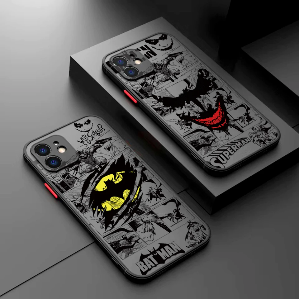 Superhrdina Spider-Man telefón pre iPhone 16 15 14 plus 13 12 Mini 11 Pro Max X XS XR 7 8 MATTE TRANSPALENT THO