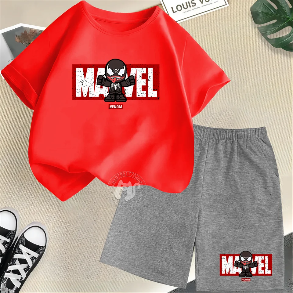 Superhrdina Teen Summer 100% Cotton Kids Tričko s krátkym rukávom + kraťas