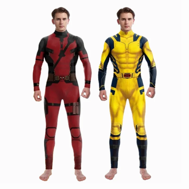 Superhrdina Wolverine Deadpool Cosplay kombinézy Wolverine Cosplay kostým Muži ženy Halloween Zenti James Howlett Party Bodysuit