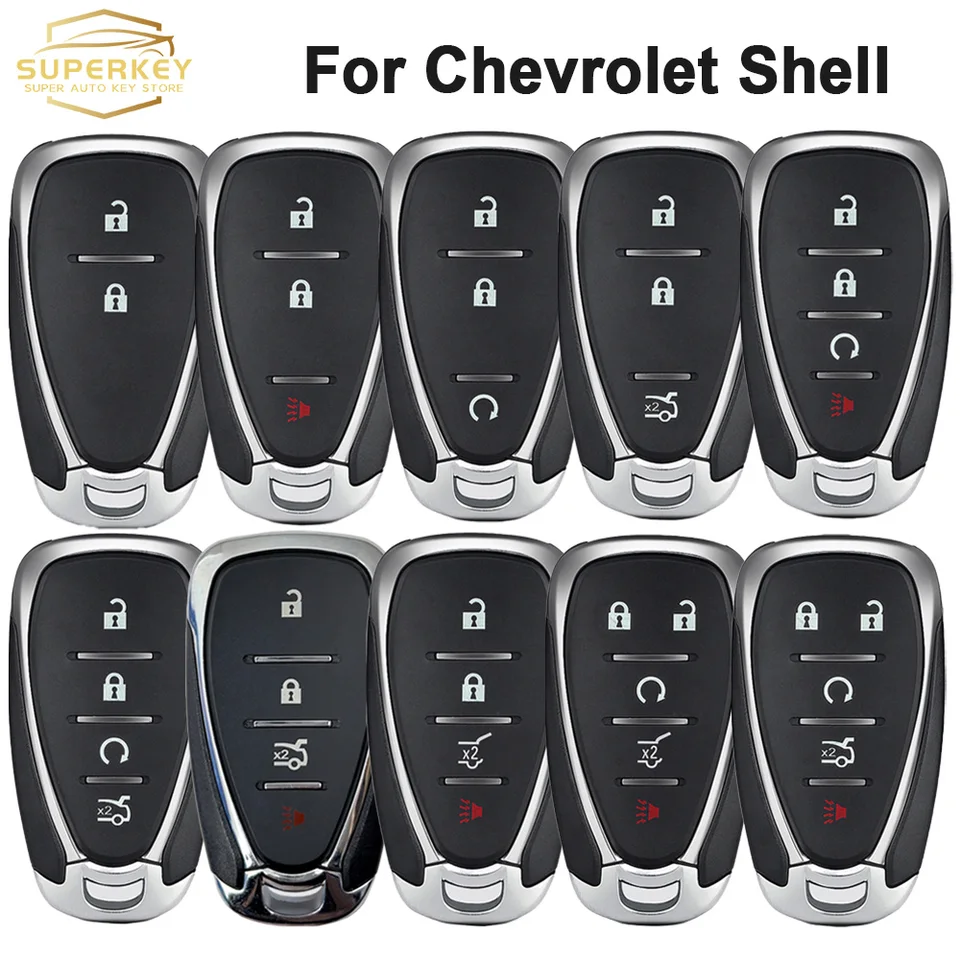 SuperKey náhrada za Chevrolet Chevy Spark Cruze Malibu Camaro Equinox Traverse Sonic Volt skrutka Trax diaľkový kľúče puzdro kľúča