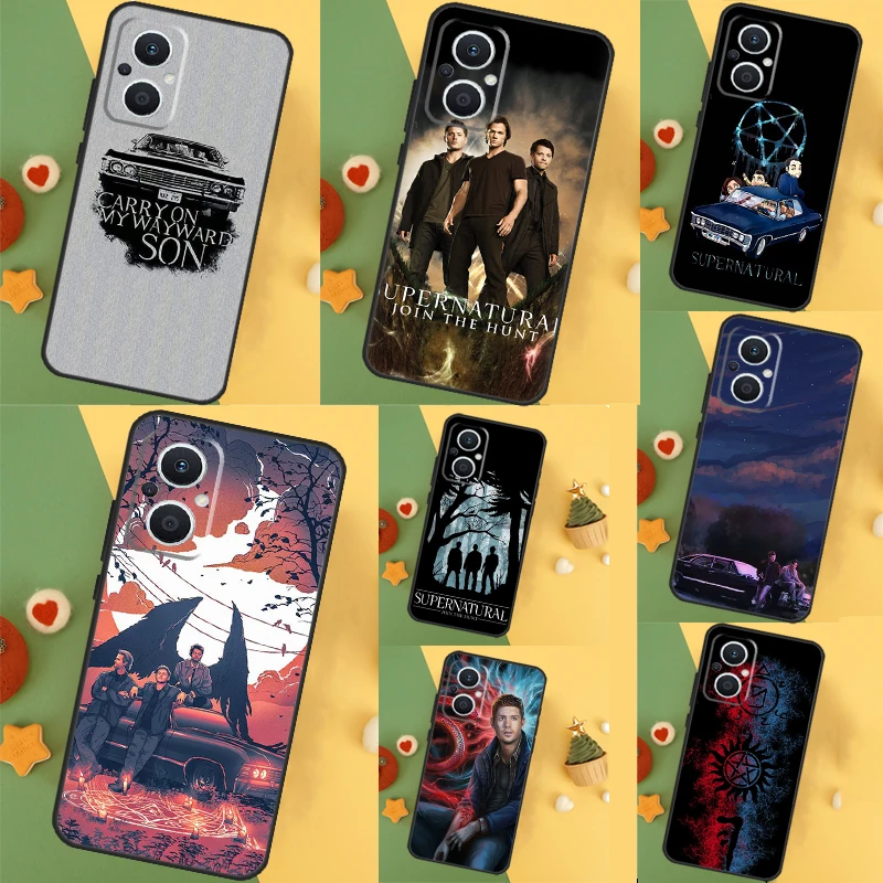Supernatural prípad pre Oppo Reno 11f 4Z 5Z 8T 10 Pro 4 6 7 8 5 Lite Oppo Nájsť X6 Pro X2 X3 X5 Lite Cover