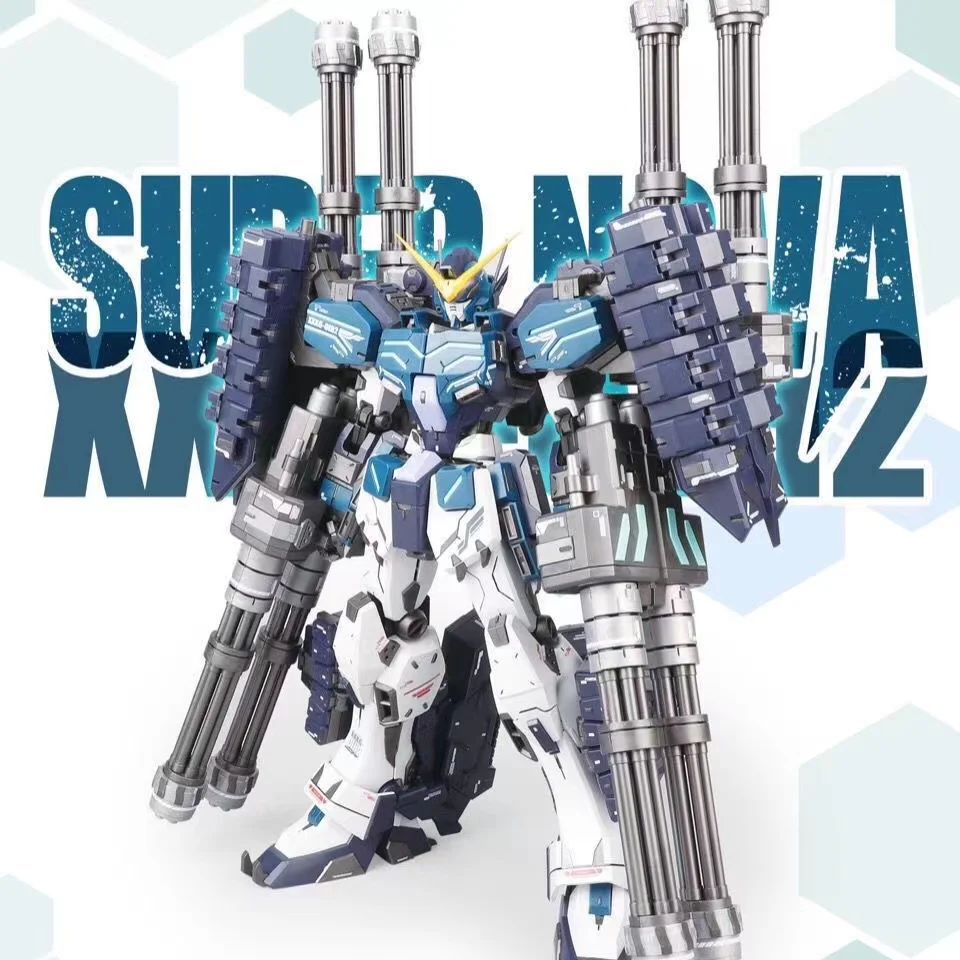 Supernova 1/100 mg púšťa Heavy Cannon Hedgehog sada modrých ťažkých delových montážnych modelov akčná figúrka zberateľa hračiek narodeniny darček