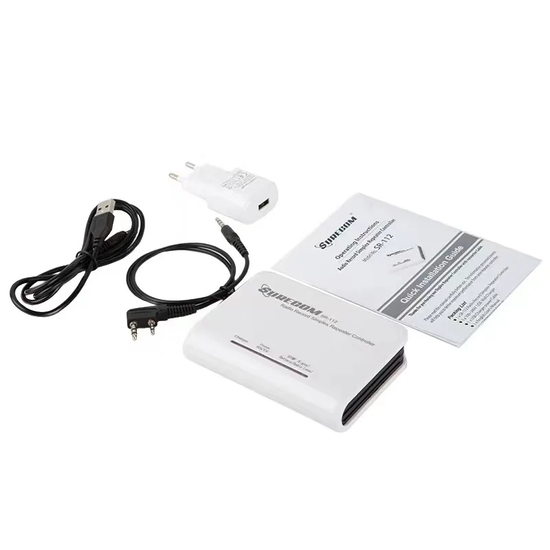 Surecom SR-112 Cross Band Simplex Repeater Ovládač Baofeng UV-5R 888S TYT 8000D Quansheng UVK5 K6 Walkie Talkie Basin Station