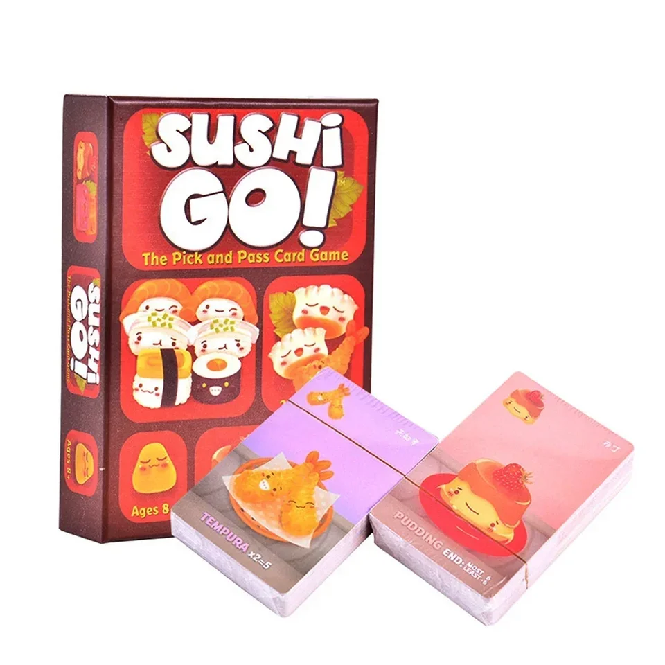 Sushi Go Party! Deluxe Pick & Pass Card Game Rodinná hra, stolová hra, karta, narodeniny, vianočný darček