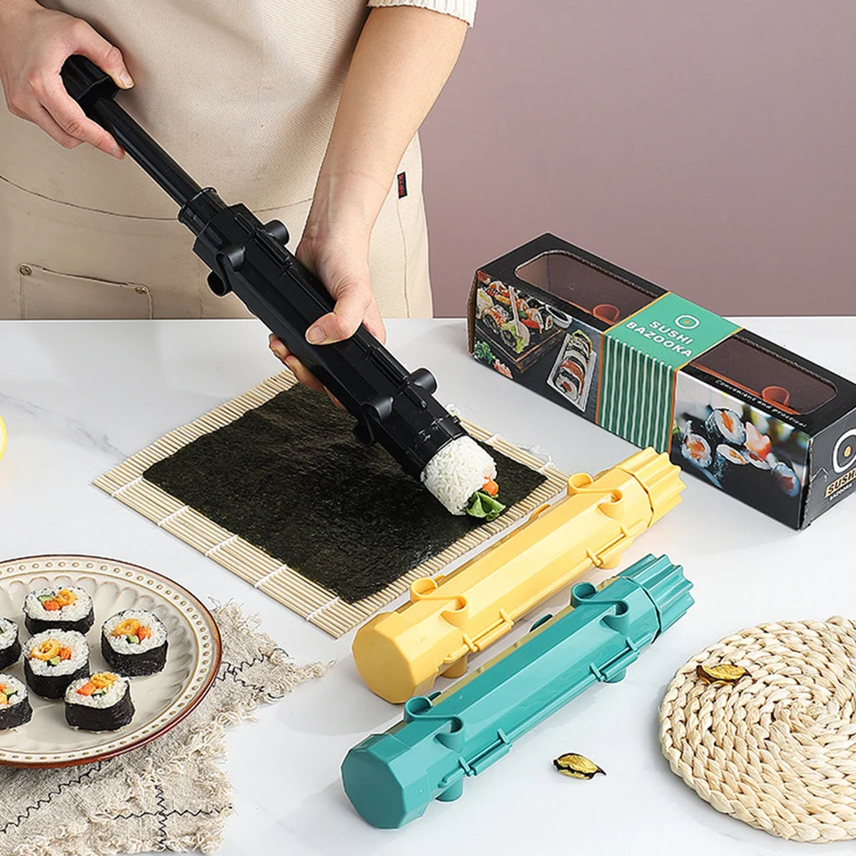 Sushi Maker Polmy valcové rastlinné mäso Rolling Tool DIY SUSHI SPEAT SITUR KITY Kuchynské sushi nástroj pre začiatočník
