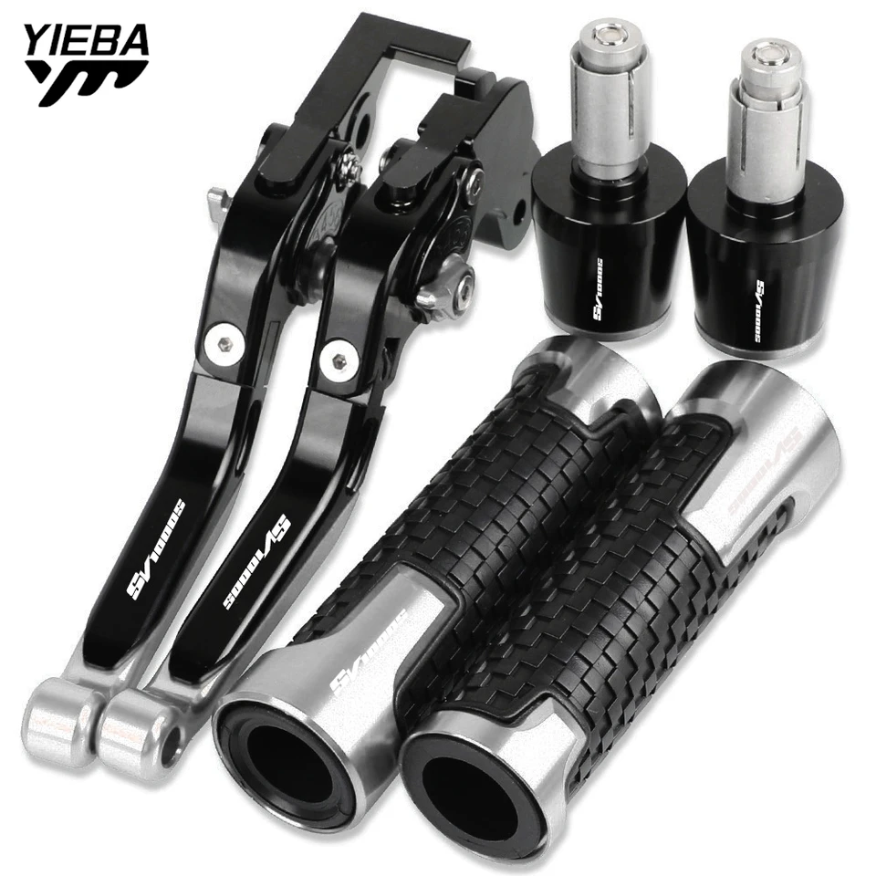 SV1000 S Motocyklové hliníkové brzdové páky rukovätia rukoväte konce rukoväte pre Suzuki SV1000S 2003 2004 2005 2006 2006 2007