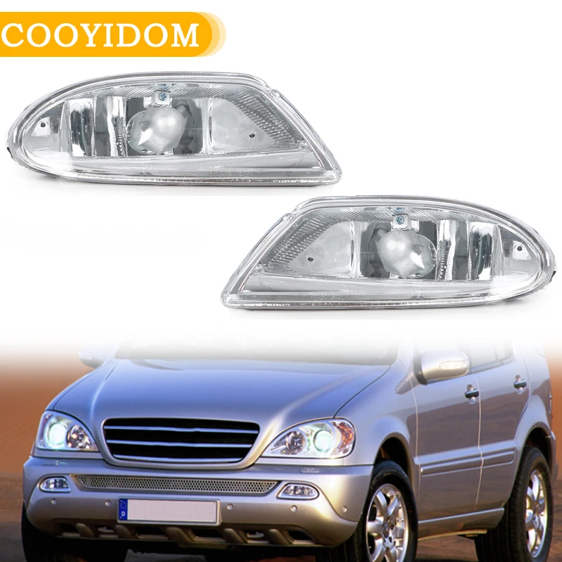 Svetelná lampa pre hmlu pre mercedes pre benzum W163 ml ML350 ML500 ML430 ML320 ML55 pre AMG 1638200428 1638200328 Zostava zostavy