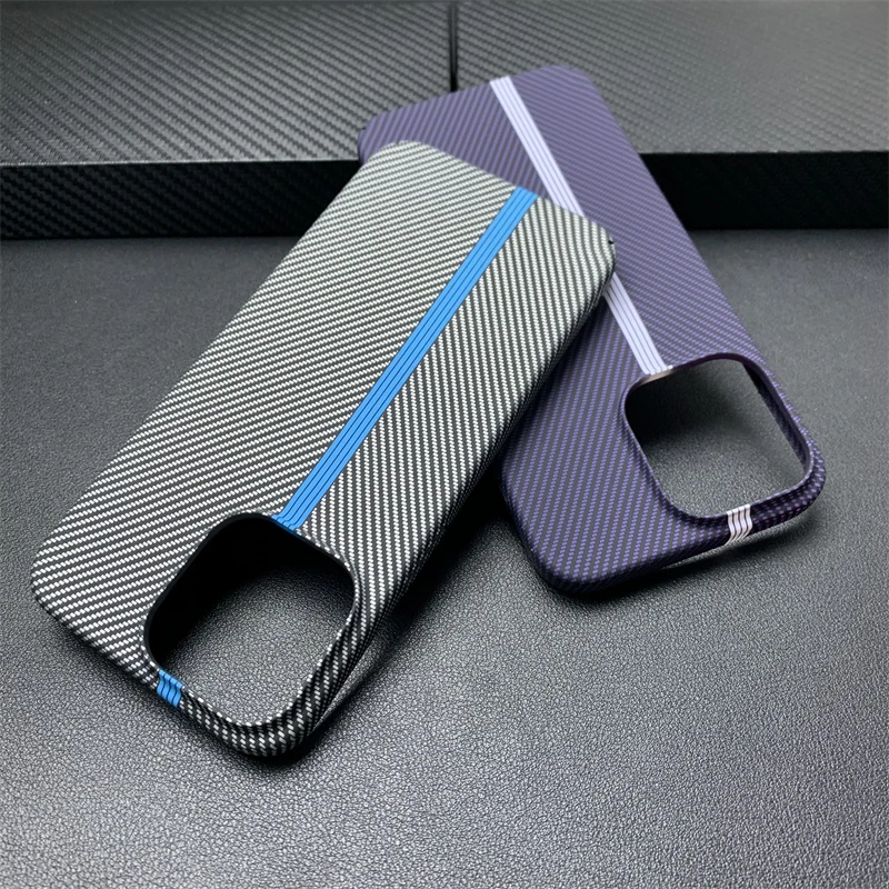 Svetelné luxusné puzdro na textúru uhlíkových vlákien pre iPhone 16 15 plus 14 13 12 11 11 Pro Max. Full Balíček nárazový matný zadný kryt