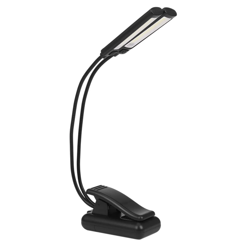 Svetelný klip o hudobnom stojane na lampe LED - bez blikania, plne nastaviteľné, 6 úrovní jasu - tiež pre čítanie kníh, orchester, mi