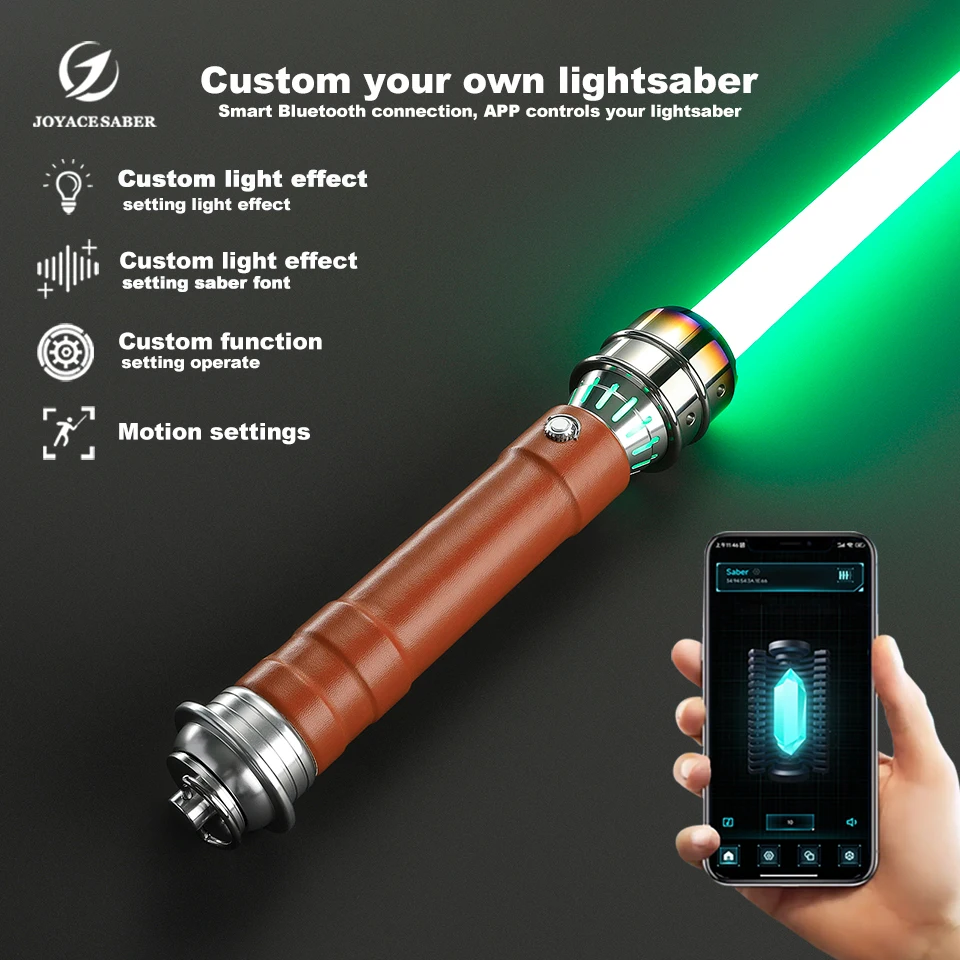 Svetelný meč Bluetooth xenopixel Light Saber Metal Ruck Rukoväť Jedi Pixel Laser Sword Heavy Dueling Cosplay neopixel šabľ hračky Joyace