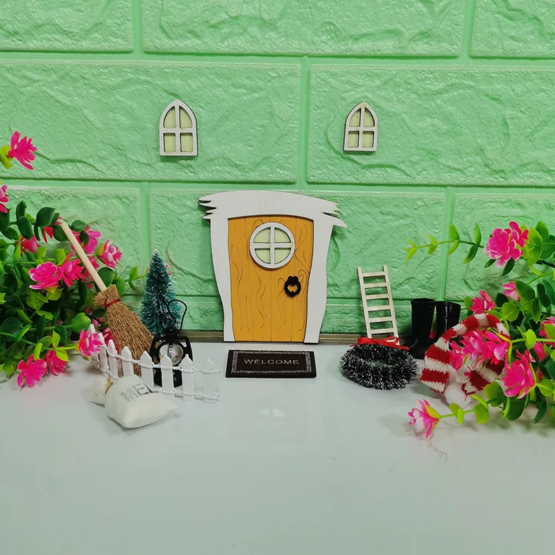 Svetelný záhradný dom Miniatúrny škriatok škriatkov