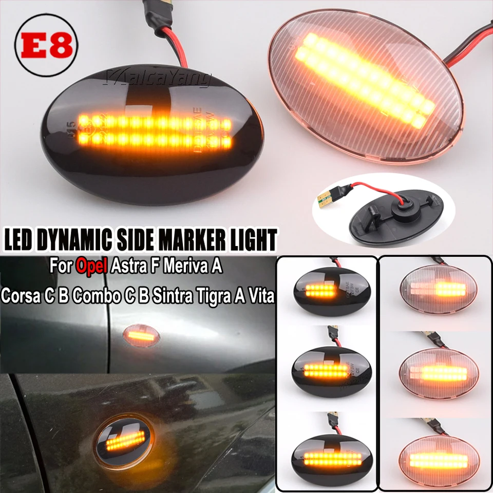 Svetlo auta pre Opel Combo Cb ​​Tigra A Astra f Meriva A Corsa CB Sintra Vita Dynamic LED blikanie blikajúceho smeru SIGNA SIGNA SIGNA LAMP LAMP
