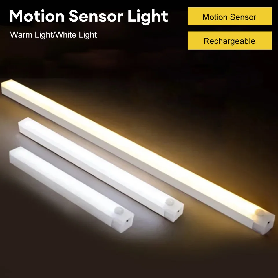 Svetlo bezdrôtového snímača Sensor LED LED Nočné ľahké spálne dekorácie Svetlo nástenné schody kuchynská skrinka šatníková šatníková koridor svetlo